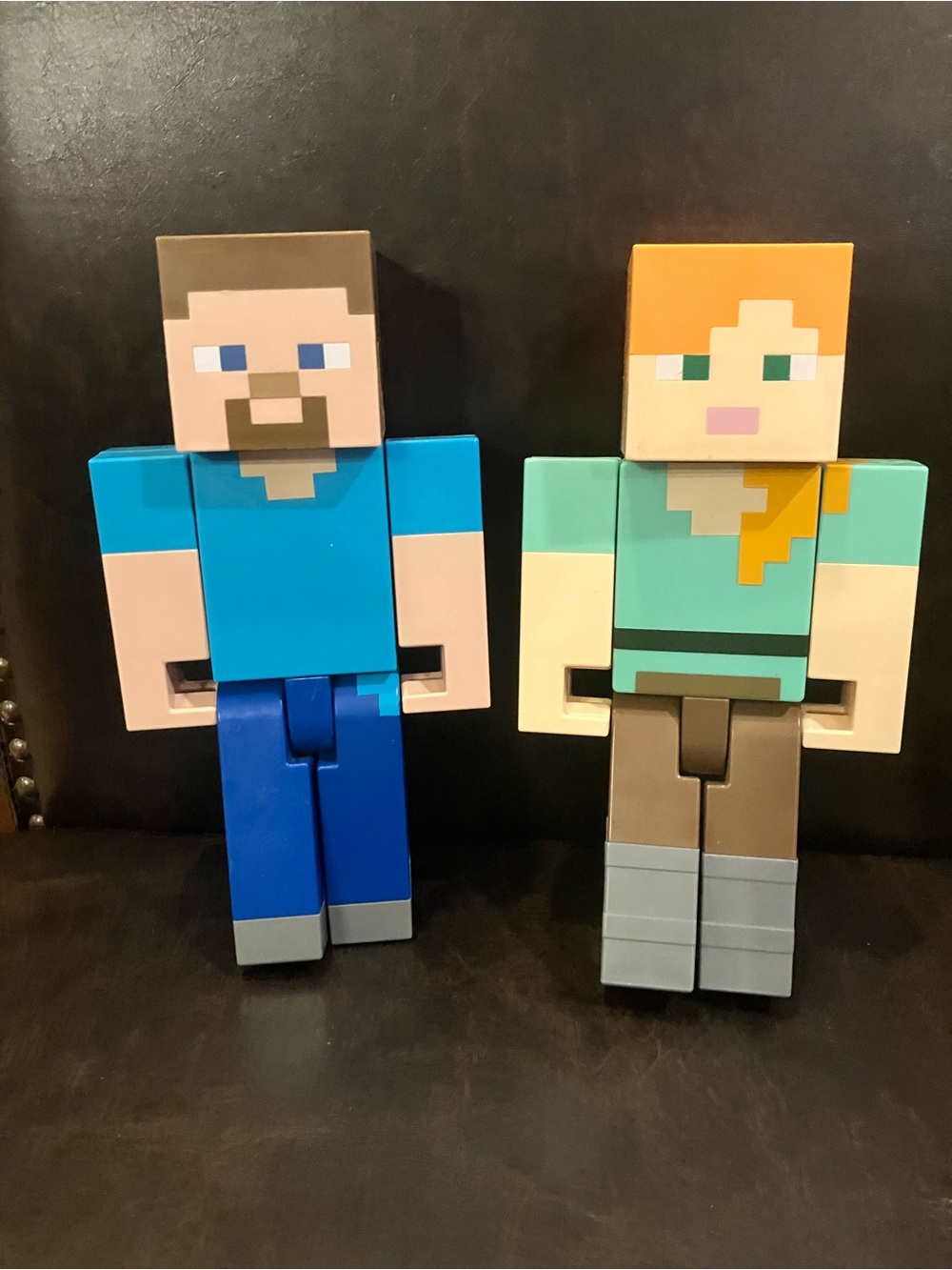 Minecraft Steve and Alex